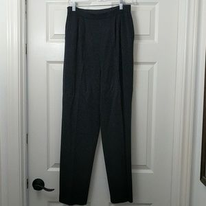 St. John Basics Black Knit High Waist Pant Vintage